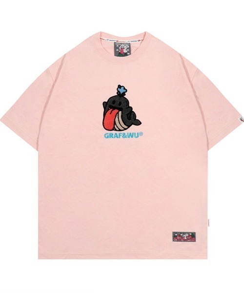 tシャツ A'GEM/9 × .kom 「GRAF＆WU/グラフアンドユー」キャラシリーズカットソー レディース メンズ GRAF＆WU tシャツ A'GEM/9 × .kom 「GRAF＆WU/グラフアンドユー
