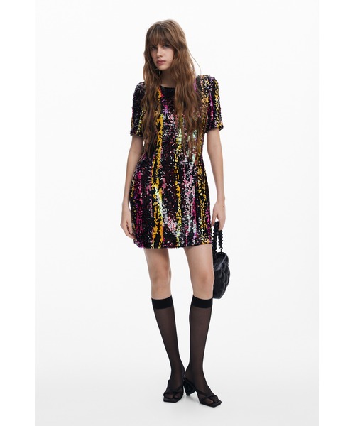 限定お買い得商品 XMAS ワンピース Desigual SEQUINS Yahoo!店 ZOZOTOWN : DRESS ワンピース