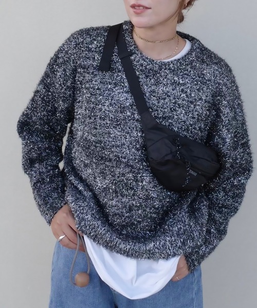 HEILIS ニット セーター 「hideka select」フェザータッチプル