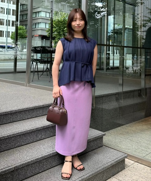 ブラウス シャツ シアータックノースリプルオーバー「低身長・小柄女性」 レディース ブラウス シャツ シアータックノースリプルオーバー「低身長