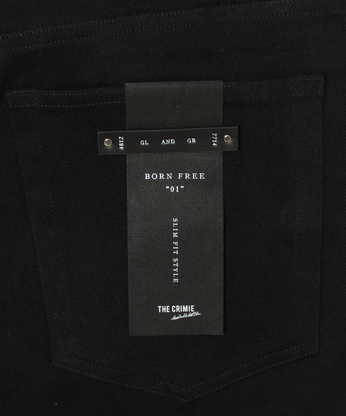 ジーンズ BORN FREE 1 SLIM STYLE STRETCH PANTS / BORN FREE スリム スタイル ツイル ストレッチ パンツ メンズ | CRIMIE | 13