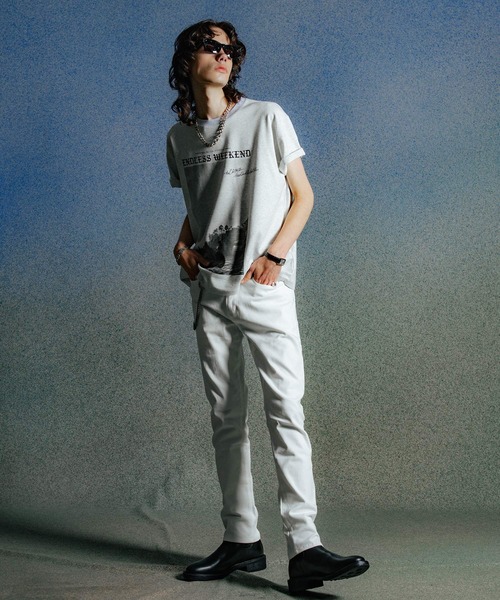 ジーンズ BORN FREE 1 SLIM STYLE STRETCH PANTS / BORN FREE スリム スタイル ツイル ストレッチ パンツ メンズ | CRIMIE | 07