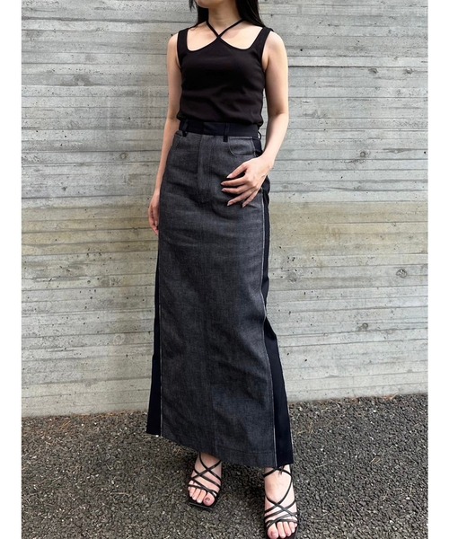 タンクトップ ノースリーブ ラウンドカットアウトブラタンクトップ / Round Cut-out Bra Tanktop レディース LE CIEL BLEU タンクトップ ノースリーブ ラウンドカットアウト