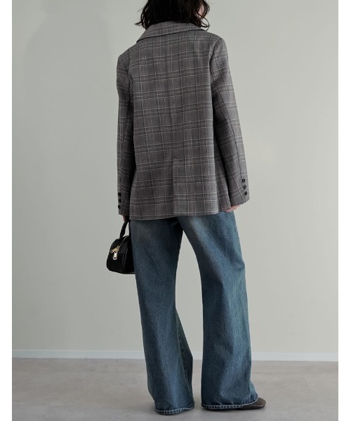 Re:EDIT（リエディ） ジャケット テーラードジャケット チェック柄or