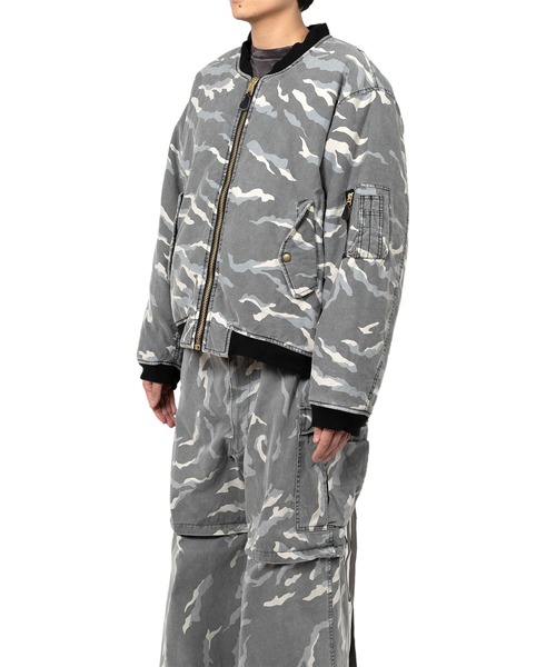 KAMIYA ma1 ma-1 Camouflage MA-1 メンズ : ZOZOTOWN Yahoo!店 - 通販