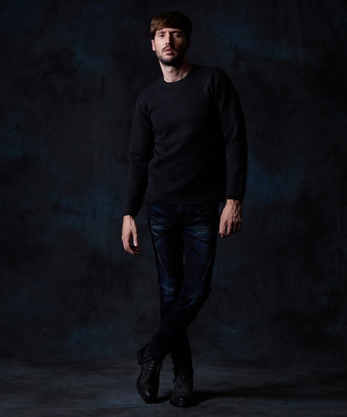 HIDEAWAYS NICOLE（ハイダウェイ ニコル） セーター ニット 幾何学風