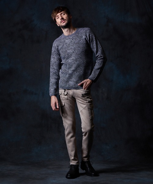 HIDEAWAYS NICOLE（ハイダウェイ ニコル） セーター ニット 幾何学風