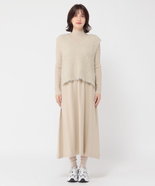 【定価13,750円】mysticシャギーベストワンピースSET mystic】シャギーベストワンピースSET[品番：PALW0004122]｜PAL GROUP