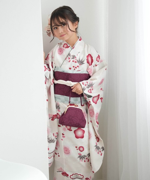 utatane 着物 振袖セット ハーフ成人式10歳用 ひよこ商店 キッズ 子供