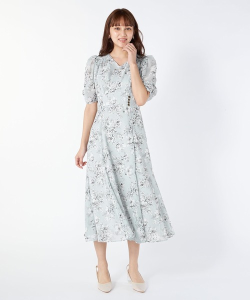 ご確認用売約済み 定価29800円 レッセパッセ ブルー 花柄