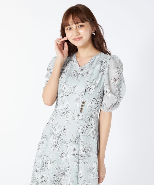 レッセパッセ　LAISSE PASSE　小花柄　ミニワンピース　36 LAISSE PASSE レッセパッセ 花柄ワンピース 36｜Yahoo!フリマ