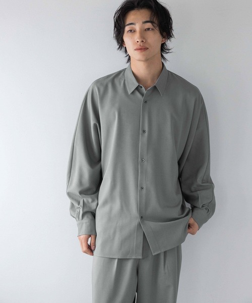 LOWRYS FARM（ローリーズファーム） シャツ TWILLドルマンシャツ