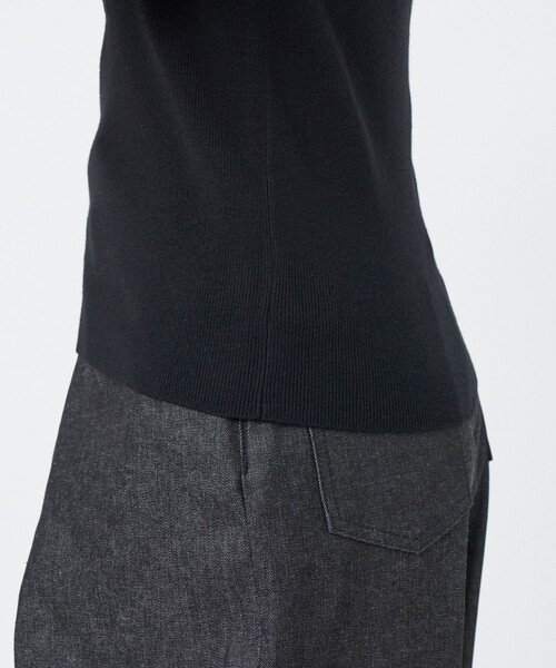 トップス CLANE ZIP UP TURTLE KNIT TOPS CLANE/クラネ】ZIP UP TURTLE KNIT TOPS/ジップアップタートル