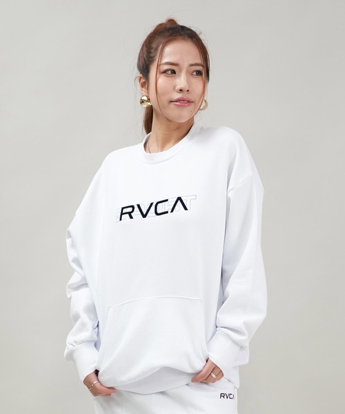 RVCA（ルーカ） トレーナー スウェット シンプルロゴ/薄手トレーナー 