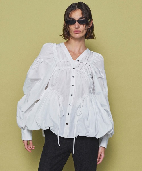 スーパーコピー 激安 - ブランドコピー代引き高品質専門店 MAISON SPECIAL Blouse Taffeta Multiway シャツ ブラウス トップス