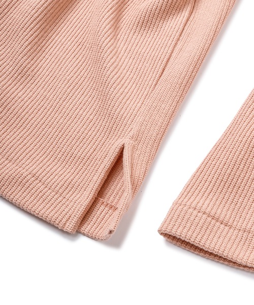 Sandinista セーター ニット Roughly Cotton Knit Slit Top