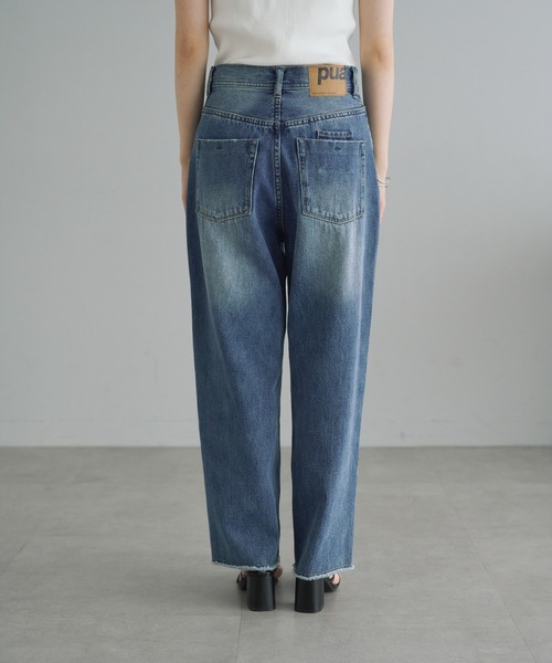pual ce cin ジーンズ デニム デニムパンツ 縦ストレッチ足長