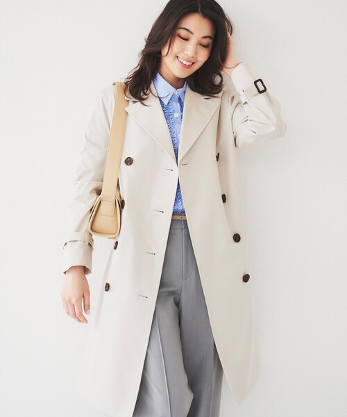 UNTITLED（アンタイトル） トレンチコート コート 「オフィス/ハレの日