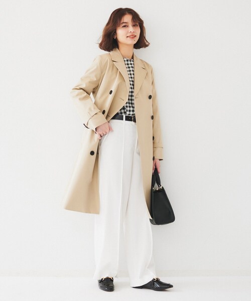 UNTITLED（アンタイトル） トレンチコート コート 「オフィス/ハレの日