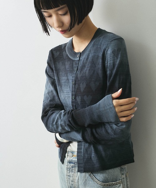 ADAM ET ROPE' カーディガン 「WEB限定」・「洗える」MIXカラー
