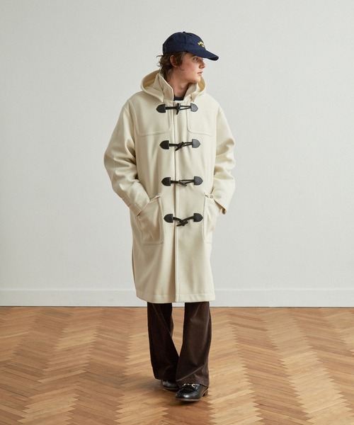 「EMMA CLOTHES」 ダッフルコート M ダークネイビー メンズ_画像8