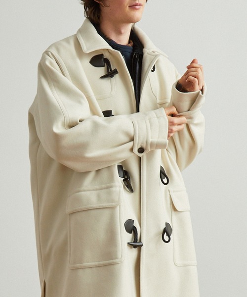 「EMMA CLOTHES」 ダッフルコート M ダークネイビー メンズ_画像9