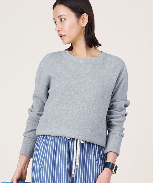 tシャツ 「marmors」thermal crew neck pullover レディース