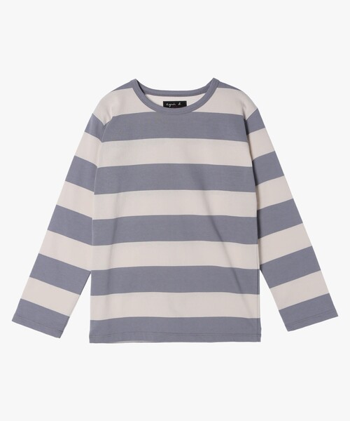 新品未使用 アニエスベー ボーダー Tシャツ ロンT カットソー レディース S agnes b.（アニエスベー） tシャツ 細ボーダー コットン 長袖 Tシャツ