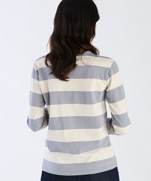 新品未使用 アニエスベー ボーダー Tシャツ ロンT カットソー レディース S agnes b.（アニエスベー） tシャツ 細ボーダー コットン 長袖 Tシャツ