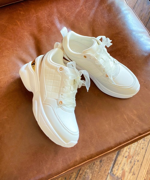 オリエンタルトラフィック（ORiental TRaffic）/ヒールアップメタリックパーツスニーカー/OT3761 ORiental TRaffic（オリエンタルトラフィック） スニーカー ヒール