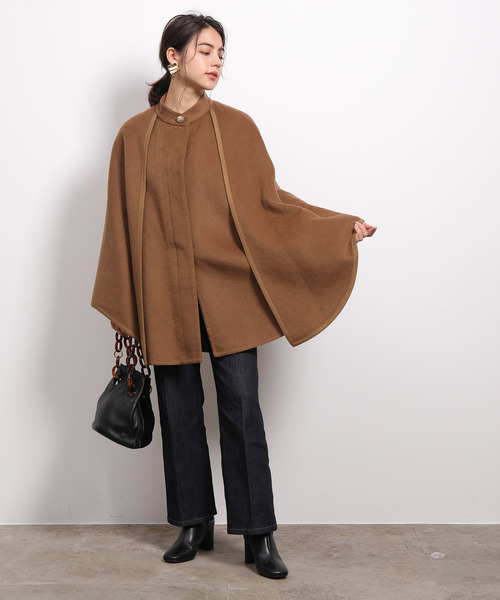 「MADEMOISELLE ROPE'」 ジャケット 38 ベージュ レディース_画像6