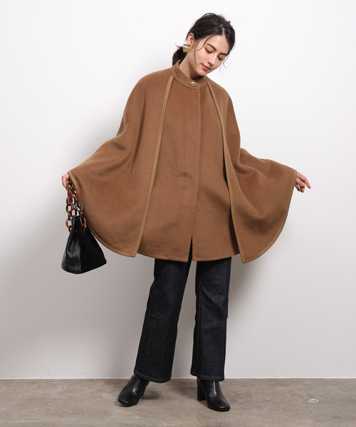 「MADEMOISELLE ROPE'」 ジャケット 38 ベージュ レディース_画像8