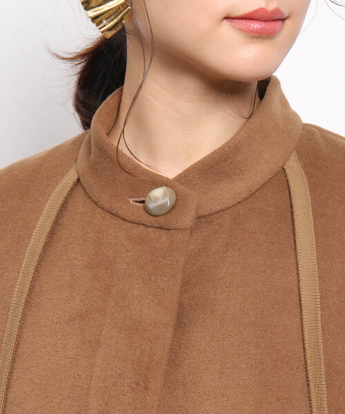 「MADEMOISELLE ROPE'」 ジャケット 38 ベージュ レディース_画像9