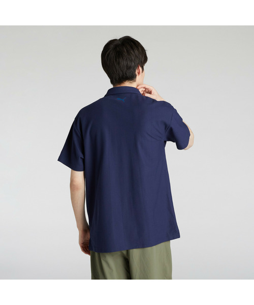 PUMA（プーマ） ポロシャツ 半袖 メンズ ESS MX キャット EMB ピケ