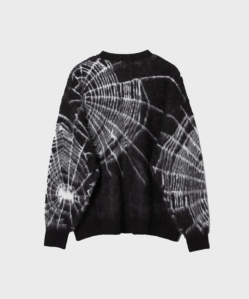 F-LAGSTUF-F（フラグスタフ） カーディガン 23AW-FS-21 SPIDER WEB