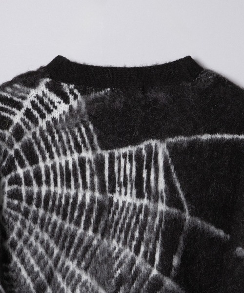 F-LAGSTUF-F（フラグスタフ） カーディガン 23AW-FS-21 SPIDER WEB