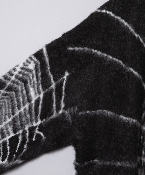 F-LAGSTUF-F（フラグスタフ） カーディガン 23AW-FS-21 SPIDER WEB