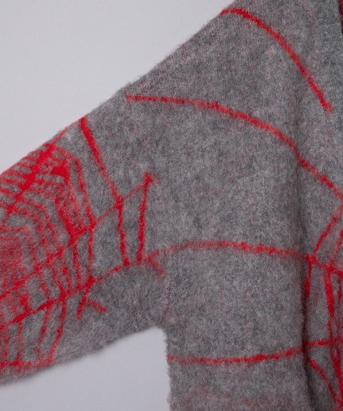 F-LAGSTUF-F（フラグスタフ） カーディガン 23AW-FS-21 SPIDER WEB