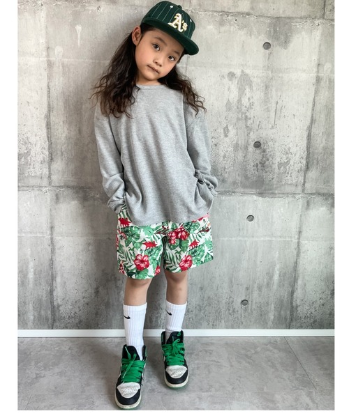 Naughty Company パンツ ボタニカル柄ハーフパンツ キッズ 子供