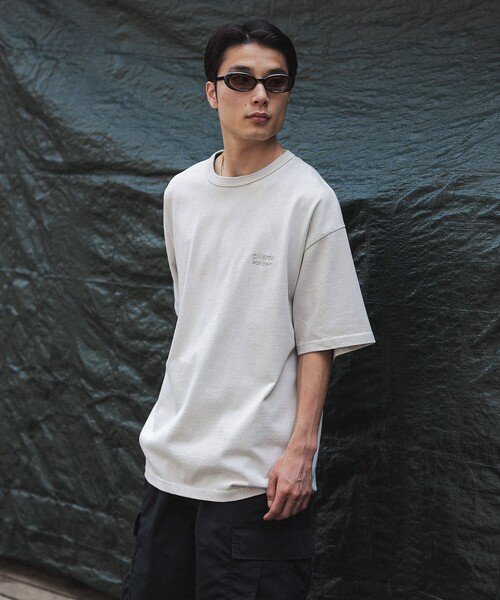 Tシャツ・カットソー Polysooem : 25SS / STUDDED NECK TEE (3COLORS) kolor - kolor 25SS Exclusive Asymmetry Neck Teeの通販 by