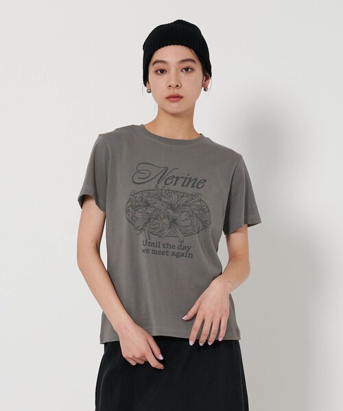 tシャツ 「別注」「WAVE UNION」プリント Tシャツ レディース