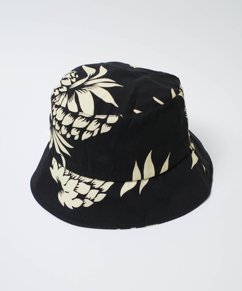 帽子 ハット 「T9」「HOUSTON」ALOHA HAT PINEAPPLE パイナップル柄