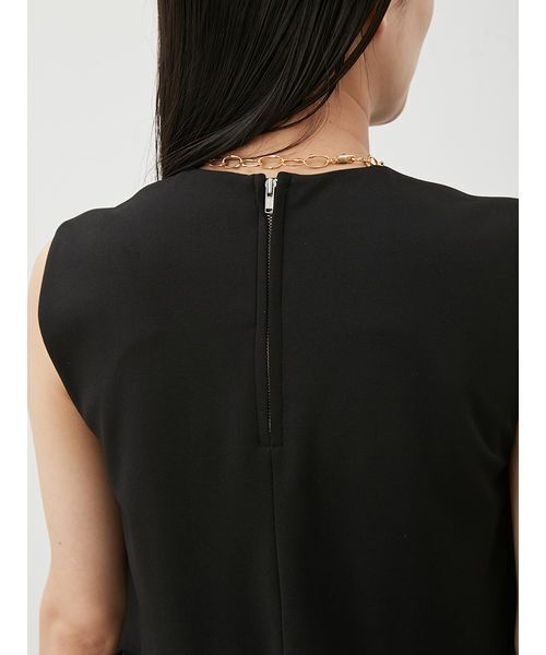 tシャツ 後あきテールヘムペプラムカットソーブラウス レディース Mila Owen tシャツ 後あきテールヘムペプラムカットソーブラウス