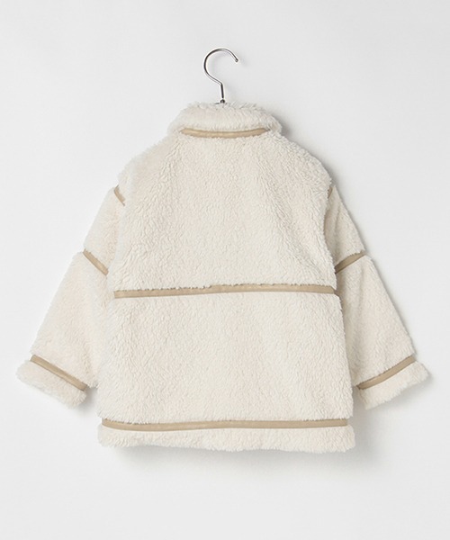 「b・ROOM」 「KIDS」ジップアップブルゾン MEDIUM ライトベージュ キッズ_画像4