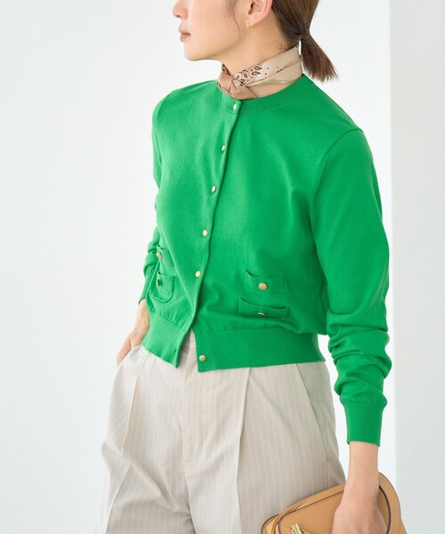 【値下げ】IENA PARIGI クルーネックカーディガン IENA｜PARIGI クルーネックカーディガン | Rakuten Fashion(楽天