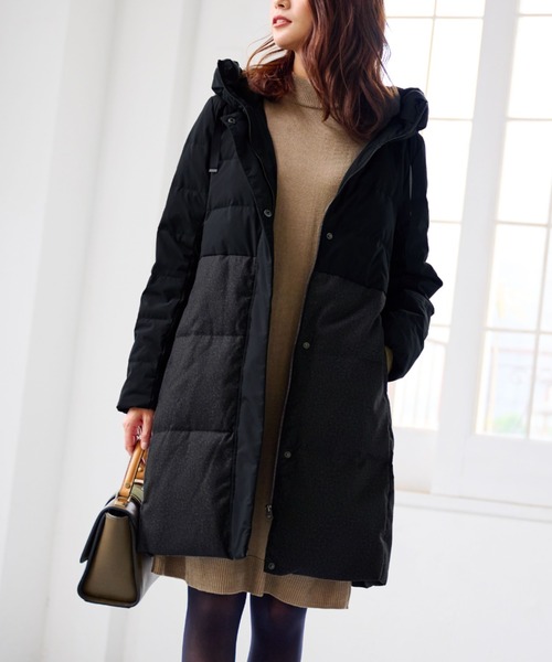 RANAN（ラナン） ダウンコート M ブラック レディース : ZOZOTOWN