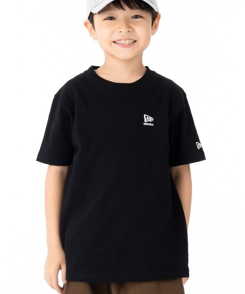 NEW ERA tシャツ ニューエラキッズ 半袖Tシャツ フラッグロゴ