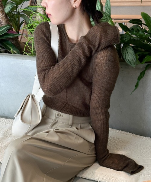 ニット セーター センターラインシアーニット レディース : ZOZOTOWN