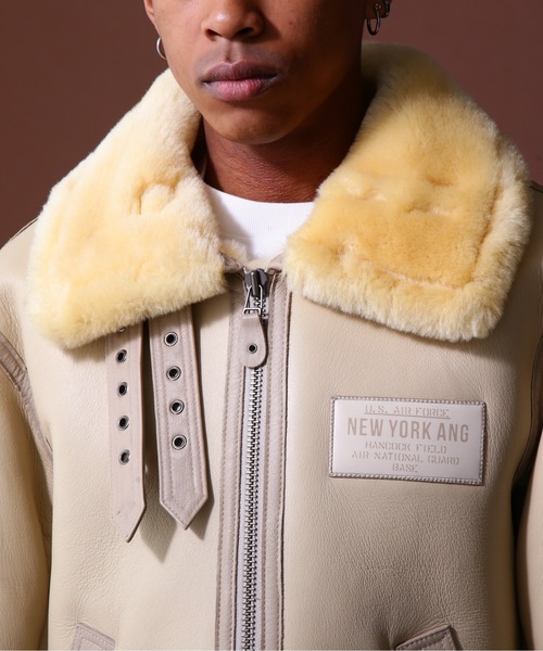 AVIREX（アヴィレックス） ブルゾン MEDIUM ホワイト系その他 メンズ