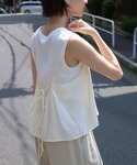 キャミソール 「新色追加」バックリボンキャミソ...の詳細画像3